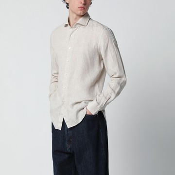 Tailor Fit linen shirt beige