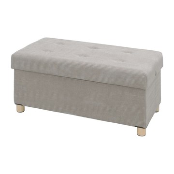 IRIS-折疊收納木腳長椅凳 ASSTW-76 灰色