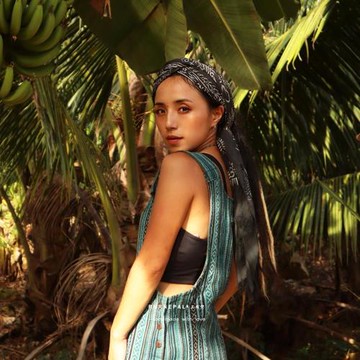 嬉皮圍巾女披肩男梵文印花頭巾波西米亞部落風掛毯純棉多功能配飾