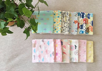 日本二重紗有機棉手帕