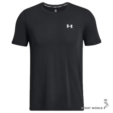 Under Armour UA 短袖上衣 男裝 排汗 黑【運動世界】1382801-001