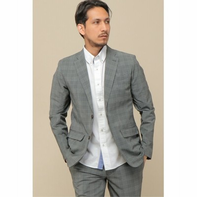 イッカ ポリサッカーテーラードジャケット メンズ グレー S Ikka 通販 Lineポイント最大get Lineショッピング