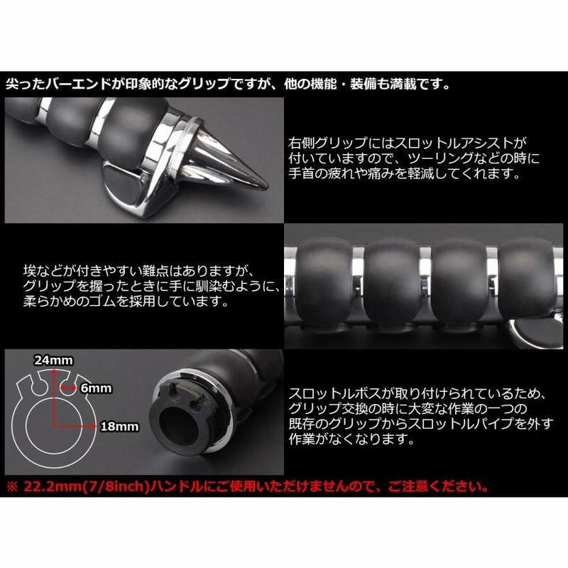 ハーレーダビッドソン純正　バーエンドミラー左右セット＋専用グリップセット ハーレーダビッドソン純正 バーエンドミラー左右セット＋専用