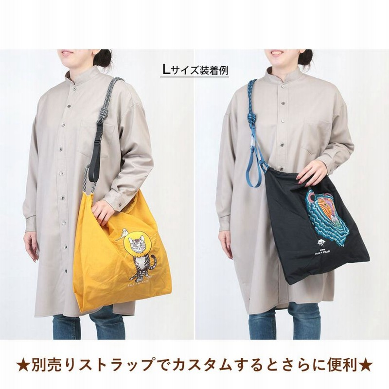 Ball&Chain ボールアンドチェーン 正規品 エコバッグ Lサイズ Ball&Chain ボールアンドチェーン 正規品 エコバッグ Lサイズ