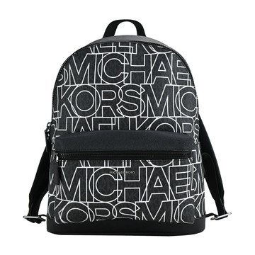 [平輸版] 【MICHAEL KORS】 COOPER字母滿版LOGO男款後背包(黑)真品平輸