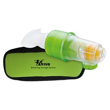 X-BIKE 晨昌 Bravo舒呼樂 呼吸訓練器 一般款 氧氣增加機制  青草綠  1台  125 x 17 x 35mm