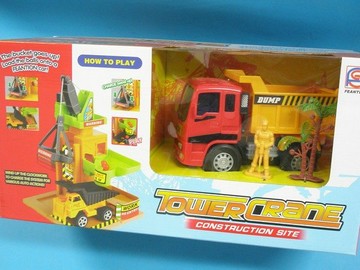 砂石車+工程場景配件組NO.9506混擬土場景組合/一盒入(促299)【APP滿額下單4%點數(單一帳號最高1000點)】7/31止