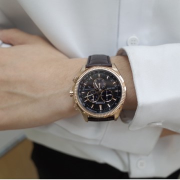 CITIZEN 街頭時尚光動能手錶 聖誕節 禮物(BL5562-18E)44mm