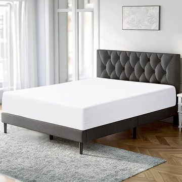 AHOYE 防水防蹣床包保潔墊  白色  雙人(150 x 200cm)