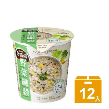 高頓粥 野菜纖穀輕食粥12杯/箱