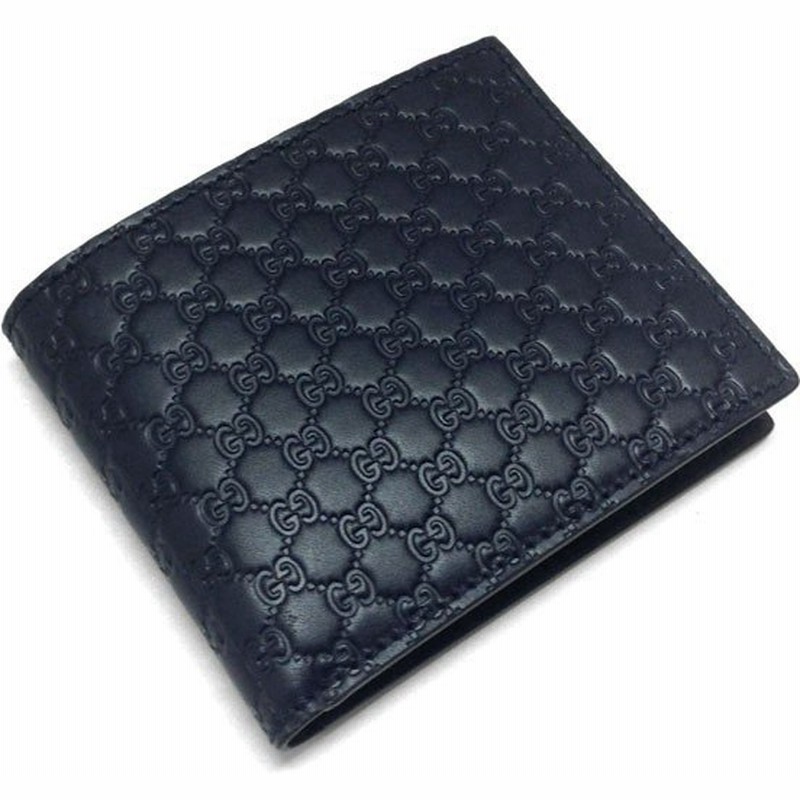 724］未使用 ＊グッチ＊ 折財布 ロゴプリント 小銭入れなし 箱付き-