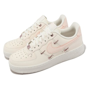 休閒鞋 Wmns Air Force 1 07 LX 女鞋 玫瑰金 米白 粉紅 炫雅 小勾 FV8110-181