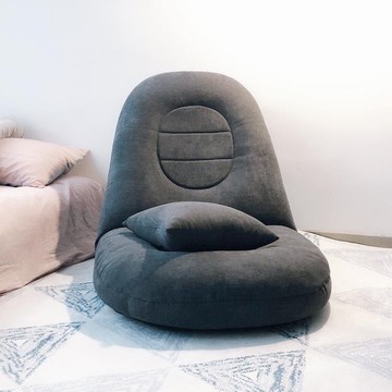 懶人沙發 榻榻米可折疊單人臥室小沙發床上靠背椅陽台飄窗落地沙發