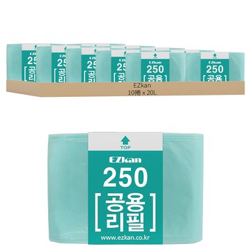 EZKAN 垃圾袋  20L  30入  10捲