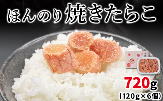 北のハイグレード食品2021認定 北海道産 ほんのり焼たらこ 120g×6個（720g）