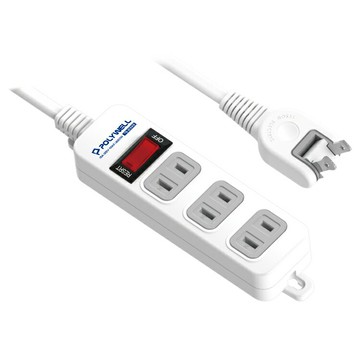 1切3座2P延長線 1.8M/6尺 2.7M/9尺 4.5M/15尺 電源延長線