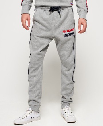 Superdry Men's Men's Applique Nu Lad Joggers Grey / Varsity Silver Grit - Size: M