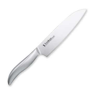 Shimomura 【日本】Verdun日本製-精工淬湅一體成型不鏽鋼刀 牛刀18.5cm(專用廚師刀)