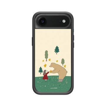 iPhone Air Mod NX -邊框背蓋組合 (相機按鈕) 黑 - 咻咻熊 XiuXiubear - 送妳一顆星星