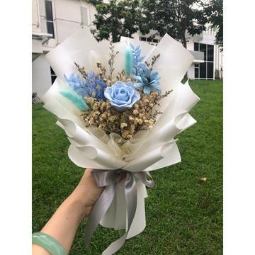 ［隔日到貨］卡布奇諾 乾燥花束 永生花 乾燥花 花束 情人節花束 永生玫瑰 畢業花束 母親節 生日花束