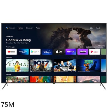 【JVC】【75M】75吋4K連網智慧顯示器(含標準安裝)(7-11商品卡700元)