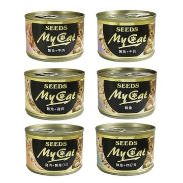 毛豆寵物惜時 seeds 聖萊西 mycat 貓罐  170g