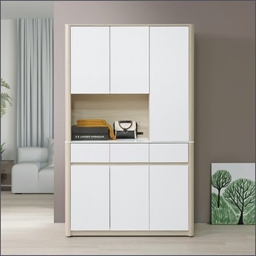 4尺岩板收納鞋櫃組(上+下座) / 4尺岩板收納鞋櫃(下座) 玄關櫃 屏風櫃 置物櫃 餐櫃【163A39603】Leader傢居館163-N171+N172+N173+ N174+N151岩板