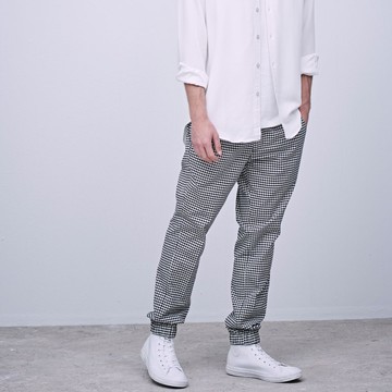 Stone@S Check Jogger / 格子 縮口褲