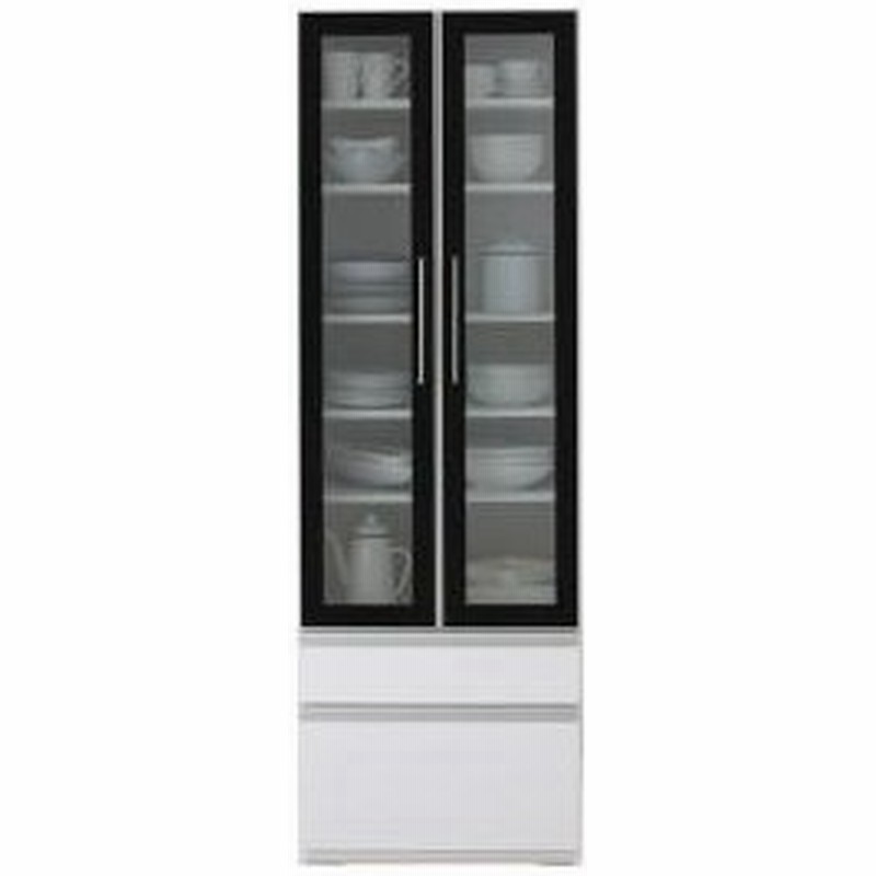 食器棚 収納 幅60cm完成品 大型レンジ対応 女性目線でデザインされたおしゃれキッチン収納 食器棚 幅60 通販 Lineポイント最大0 5 Get Lineショッピング