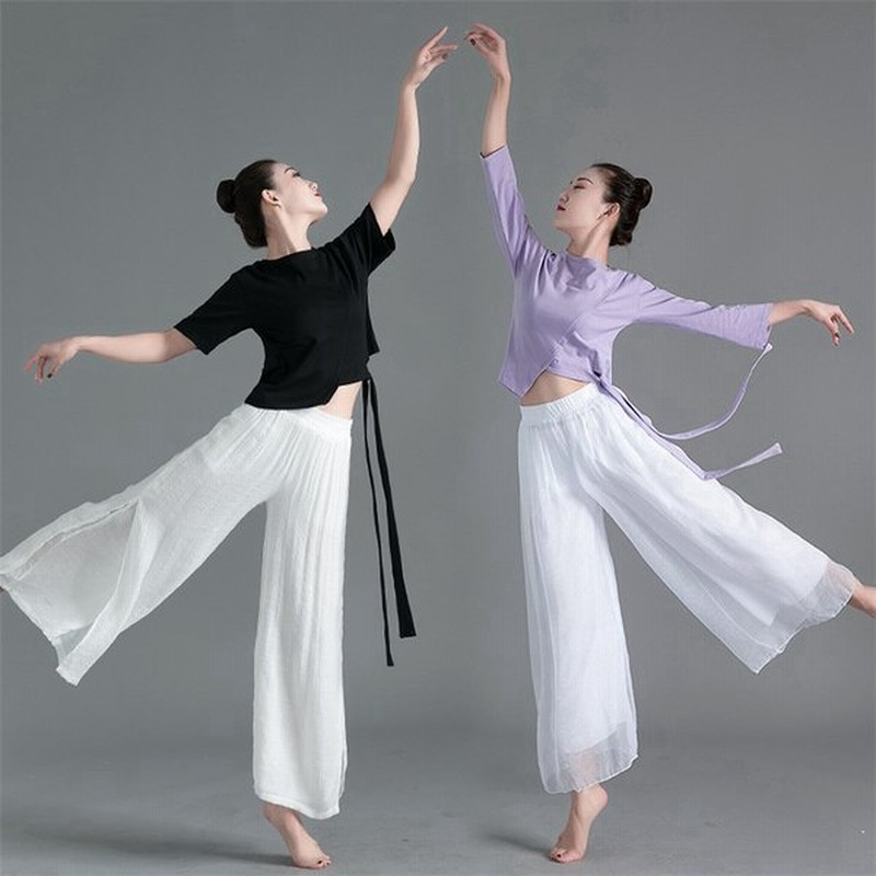 レディースダンスウエア Tシャツ ヨガ 綿 無地 モダンダンス 部活 イベント 公演 発表会 ダンス衣装 トップス 通販 Lineポイント最大get Lineショッピング