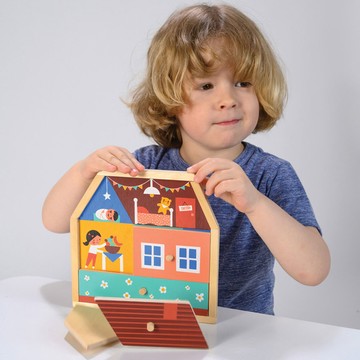 美國 Mentari - 家庭認知拼圖組