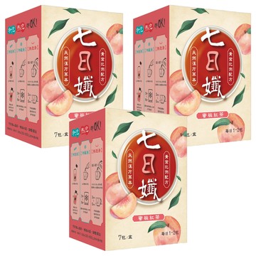 Dr.C Biotech 家家生醫 七日孅 蜜桃紅茶 7個裝  4g  3個