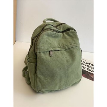 日系復古學生雙肩包女文藝旅行百搭時尚小背包簡約休閑潮流書包