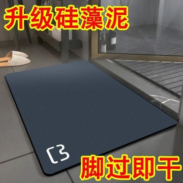 🌈🌈硅藻吸水洗手間防滑墊浴室廁所防滑墊地墊衛生間門口腳墊地毯