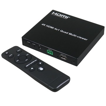 伽利略 HDMI 4K@30Hz 4進1出 影音分割器