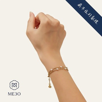 【ME30】為妳閃耀Timeless - For ME 雙鍊珍珠手鍊 4mm[快速出貨]