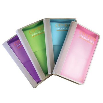 雙鶖Flying冰彩活頁式CD拉鍊包/48片/CD-5848/藍色