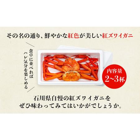 ふるさと納税 金沢港より直送！ボイル紅ズワイガニ2〜3杯セット 石川県 金沢 ズワイガニ 蟹 カニ ズワイガニ 蟹 カニ ズワイガニ 蟹 .. 石川県金沢市