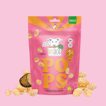 【倆寶貝精品館】VEGDOG德國蔬狗 狗狗低卡爆米花 20g