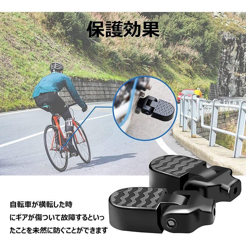 ハブステップ ブラック 黒 極太 ステップ サイクルパーツ 自転車用 フット 最大82％オフ！ 自転車本体