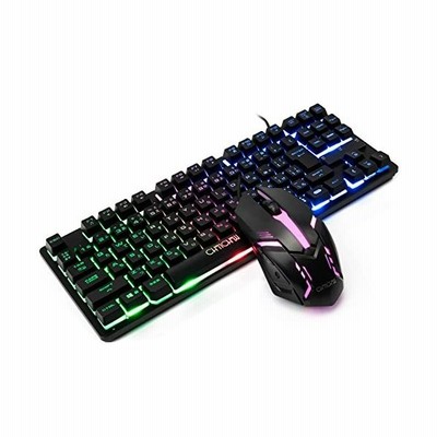 Chonchow ゲーミングキーボードマウスセット Ps4 Ps5 スイッチ対応 87キー 日本語配列 Usb有線 7色led 六つのボタン 4段階dpi 発光 防水防塵 19キー防衝突 Abs 通販 Lineポイント最大get Lineショッピング