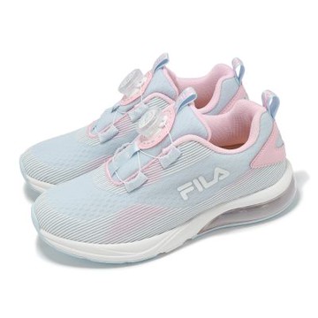 Fila 慢跑鞋 J826Z 大童 中童 小朋友 紫 粉紅 旋鈕 氣墊 運動鞋 斐樂 2J826Z351