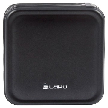 LaPO 無線充行動電源 11200mAh Type-C 附國際轉接頭  城影灰  WT08P