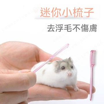 迷你小梳子 倉鼠梳毛髮掉毛 脫長毛金絲 熊蜜袋鼯小寵物倉鼠用品