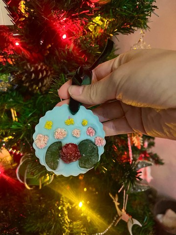 手作蜜蠟花掛飾