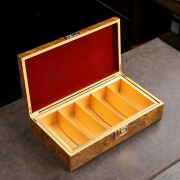 金絲楠木半斤高檔禮盒擺泡大紅袍武夷紅茶巖茶肉桂通用空盒外包裝