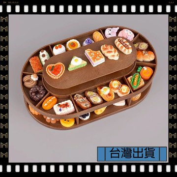 🔥台灣出貨🔥可開發票✅【大同小藝】微縮商店擺件 迷你微縮食玩 販賣店商品擺件 麵包蛋糕點心擺件 娃娃屋模型 過家家玩具