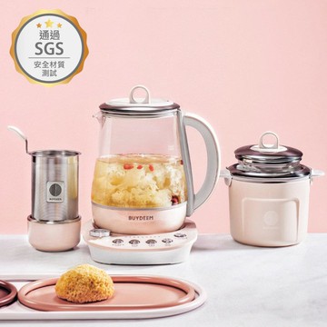 【北鼎】多功能烹煮壺-1.5L 粉漾美顏壺大全配 K2691