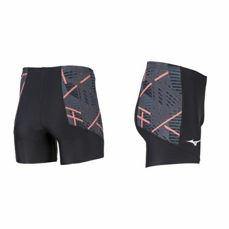 ミズノ 女子陸上レーシングショーツ Lサイズ ブラック×ピンク 新品