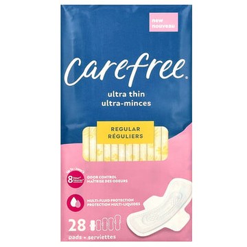 Carefree, 超薄，常規護翼型，28 片護墊